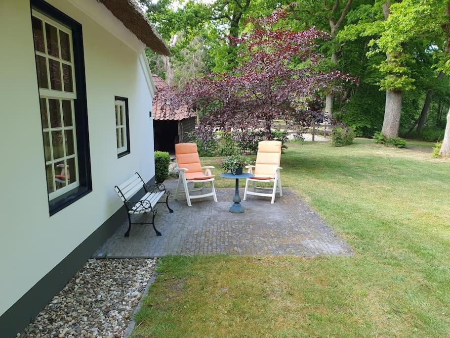 Midden In De Friese Bossen Op Landgoed Princenhof 奥拉涅沃德 外观 照片